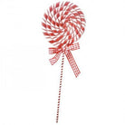 Shop For 16" Peppermint Stripe Lollipop Pick at Michelle's aDOORable Creations