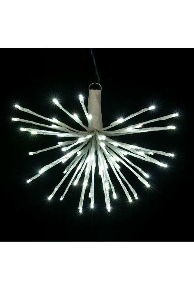 16" White Starburst: Pure White Lights - Michelle's aDOORable Creations - Christmas Lights