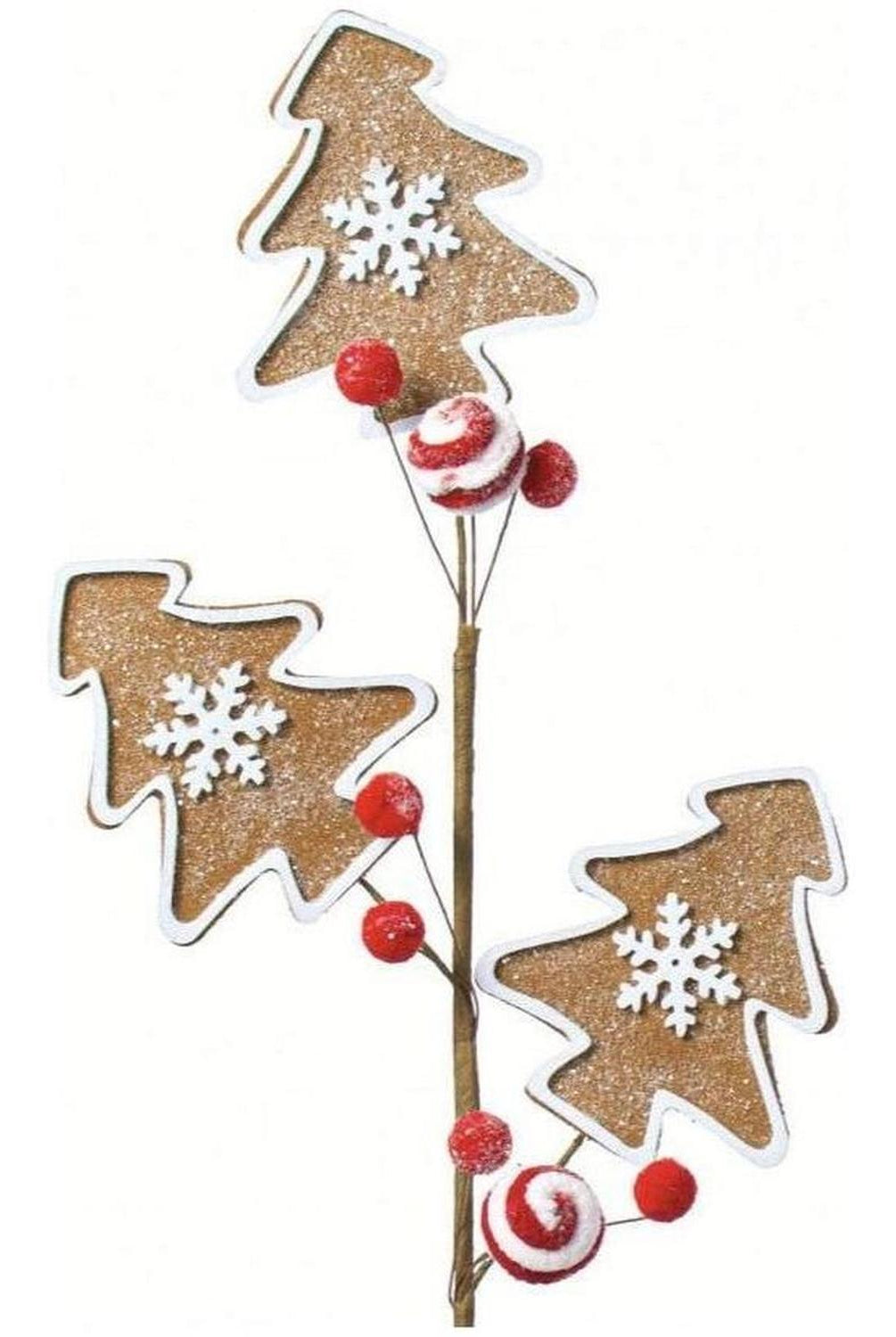 17" Christmas Tree Cookie Spray: Peppermint
