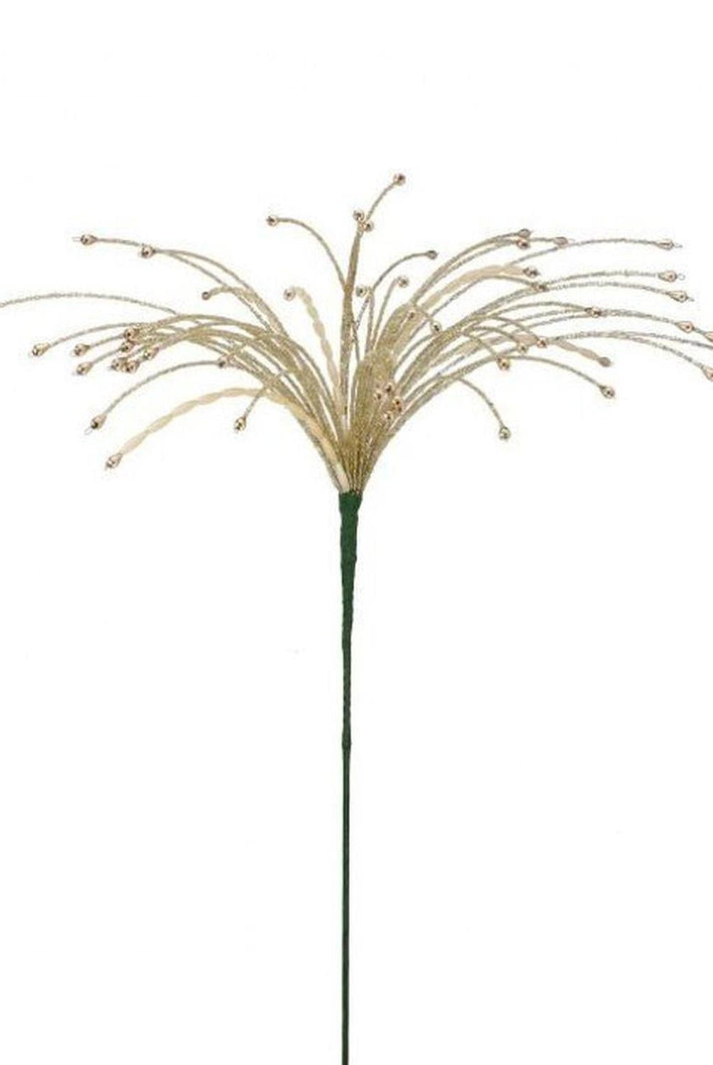 Shop For 18" Heavy Beaded Starburst Spray: Gold at Michelle's aDOORable Creations