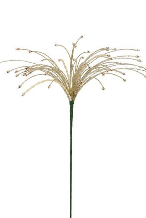 Shop For 18" Heavy Beaded Starburst Spray: Gold at Michelle's aDOORable Creations