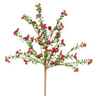 Shop For 18" Jingle Bell Berry Leaf Spray: Red/Green at Michelle's aDOORable Creations