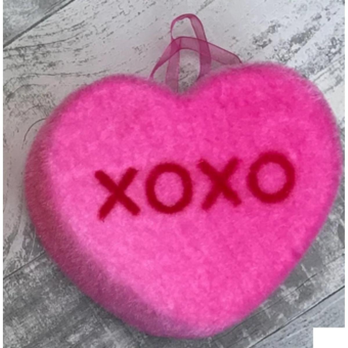 Shop For 180 Degrees 6" Flocked Conversation Hearts (Assorted) at Michelle's aDOORable Creations