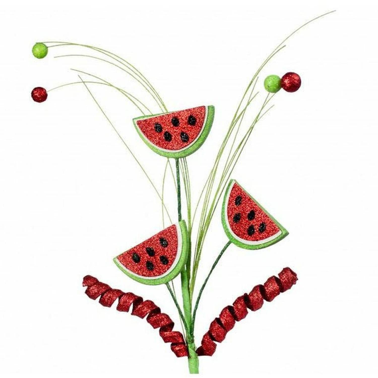 Shop For 20" Glitter Watermelon Curly Pick at Michelle's aDOORable Creations