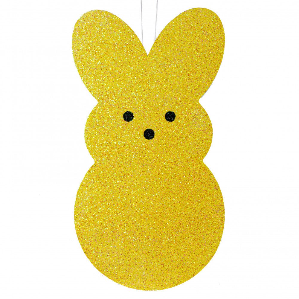 Shop For 20" Glittered Eva Sugar Bunny: Yellow at Michelle's aDOORable Creations