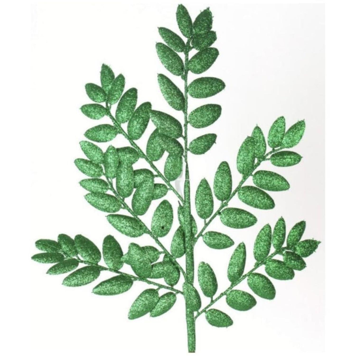 Shop For 22" Honey Locust Glitter Spray: Holiday Green at Michelle's aDOORable Creations