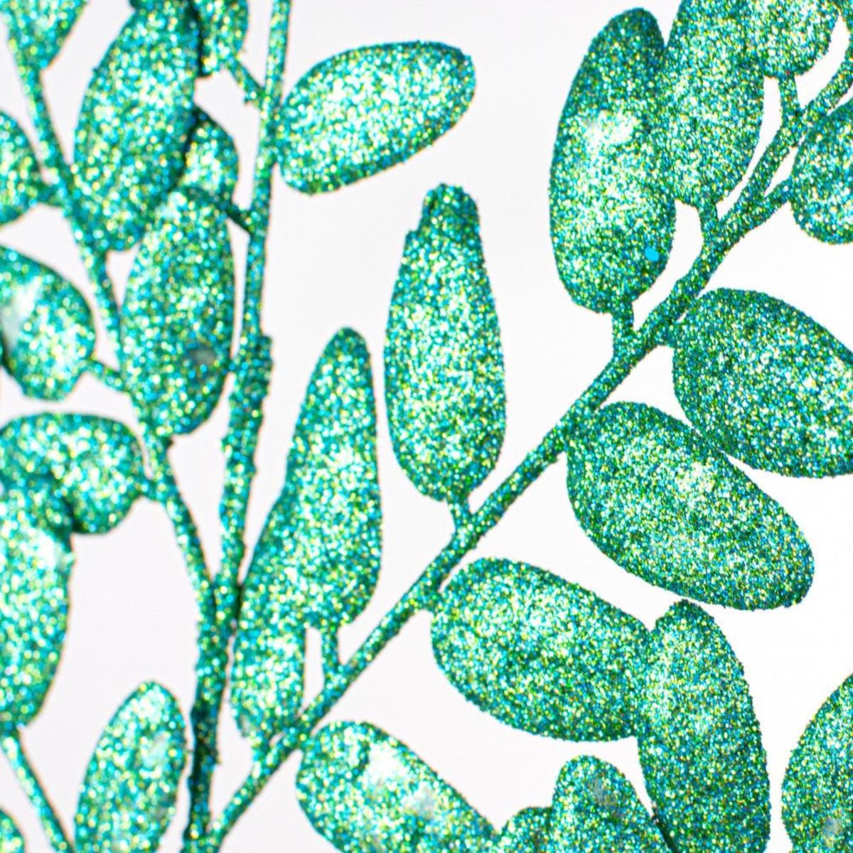 Shop For 22" Honey Locust Glitter Spray: Peacock Green at Michelle's aDOORable Creations