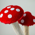 Shop For 22" Polka Dot Mushroom Spray: Red at Michelle's aDOORable Creations