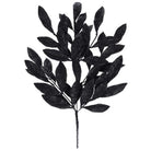 Shop For 23" Bay Leaf Glitter Spray: Black at Michelle's aDOORable Creations