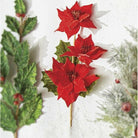 Shop For 23" Triple Poinsettia Stem at Michelle's aDOORable Creations