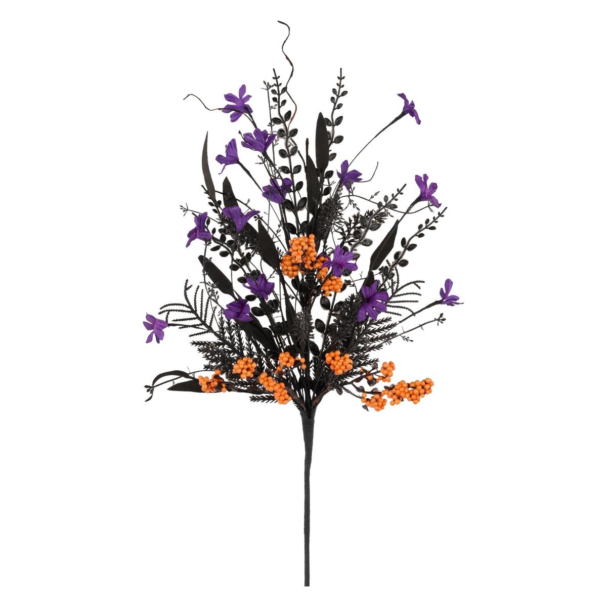 Shop For 24" Filler & Berry Spray: Purple/Orange/Black at Michelle's aDOORable Creations