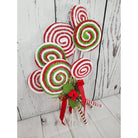 Shop For 24" Frosted Lollipop Bundle: Red/Green at Michelle's aDOORable Creations