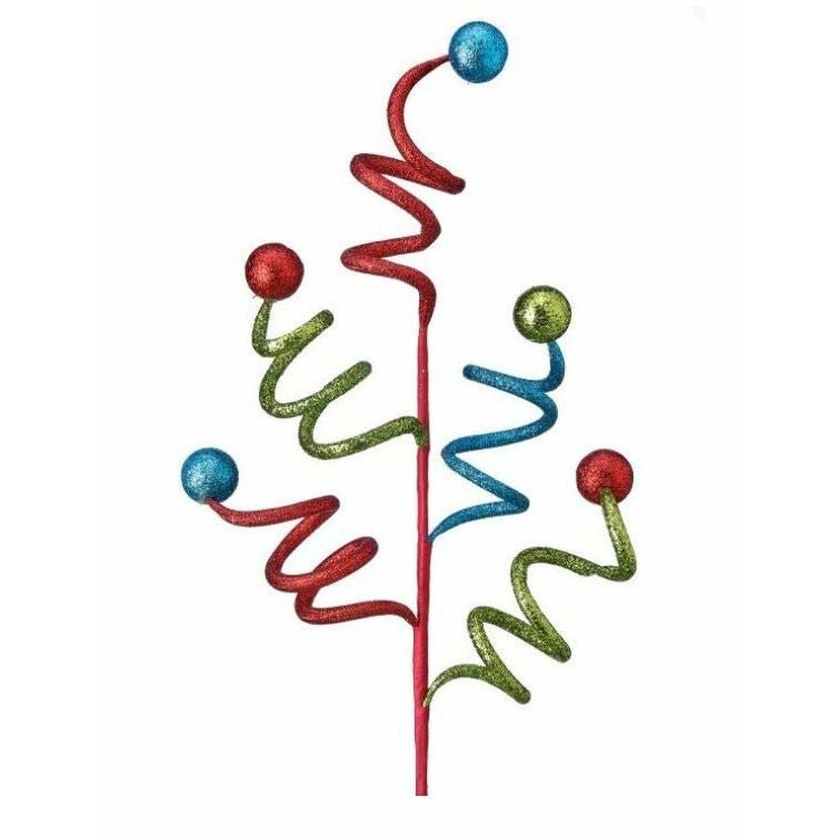 Shop For 24" Glitter Curly Ball Spray at Michelle's aDOORable Creations