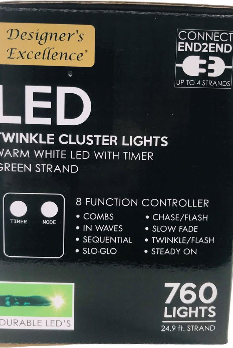 Shop For 24' Twinkle Lights Green Wire: Mulit Color Lights at Michelle's aDOORable Creations