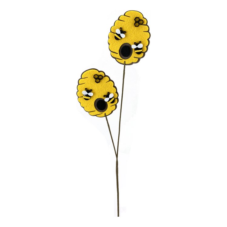 Shop For 24" Yellow Bee Hive Spray at Michelle's aDOORable Creations