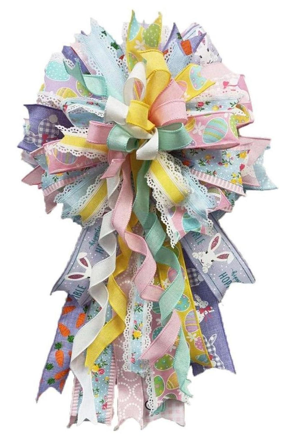 Shop For 2.5" Easter Egg Lace Ribbon: Light Pink (10 Yards) at Michelle's aDOORable Creations