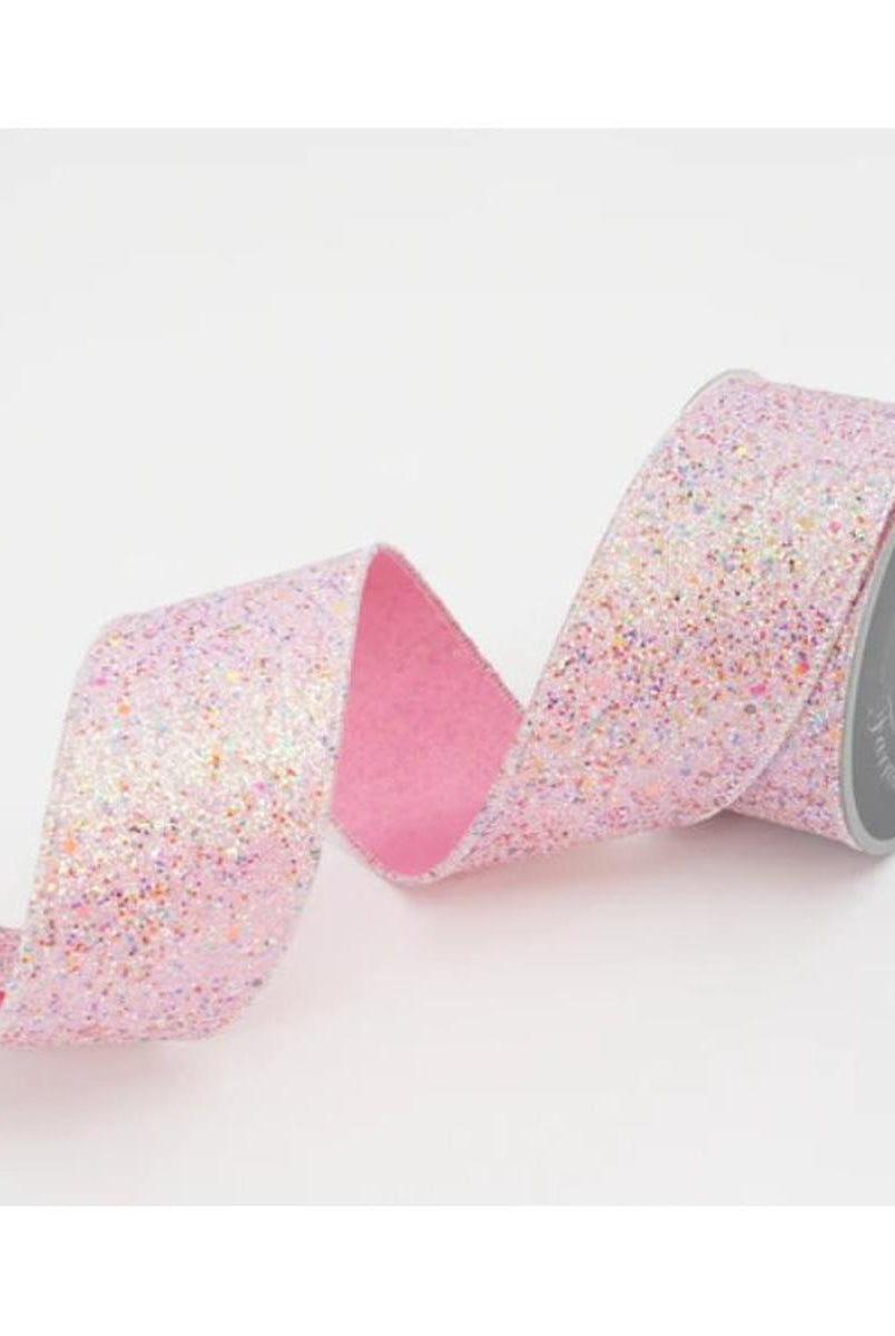 Shop For 2.5" Fairy Dust Ribbon: Pink (10 Yards) at Michelle's aDOORable Creations
