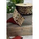 Shop For 2.5" Faux Fur Leopard Ribbon: Black/Brown (10 Yards) at Michelle's aDOORable Creations