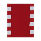Shop For 2.5" Faux Royal Burlap/Stripe Edge Ribbon: Red (10 Yards) at Michelle's aDOORable Creations