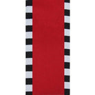 Shop For 2.5" Faux Royal Burlap/Stripe Edge Ribbon: Red & Black (10 Yards) at Michelle's aDOORable Creations