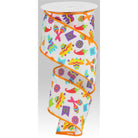 Shop For 2.5" Fiesta Ribbon: White (10 Yards) at Michelle's aDOORable Creations