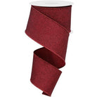 Shop For 2.5" Fine Glitter On Royal Ribbon: Burgundy (10 Yards) at Michelle's aDOORable Creations