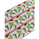 Shop For 2.5" Green Monster Legs Ribbon: Red (10 Yards) at Michelle's aDOORable Creations