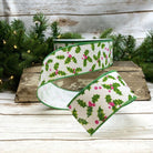 Shop For 2.5" Holly Ribbon: Red & Green (25 Yards) at Michelle's aDOORable Creations