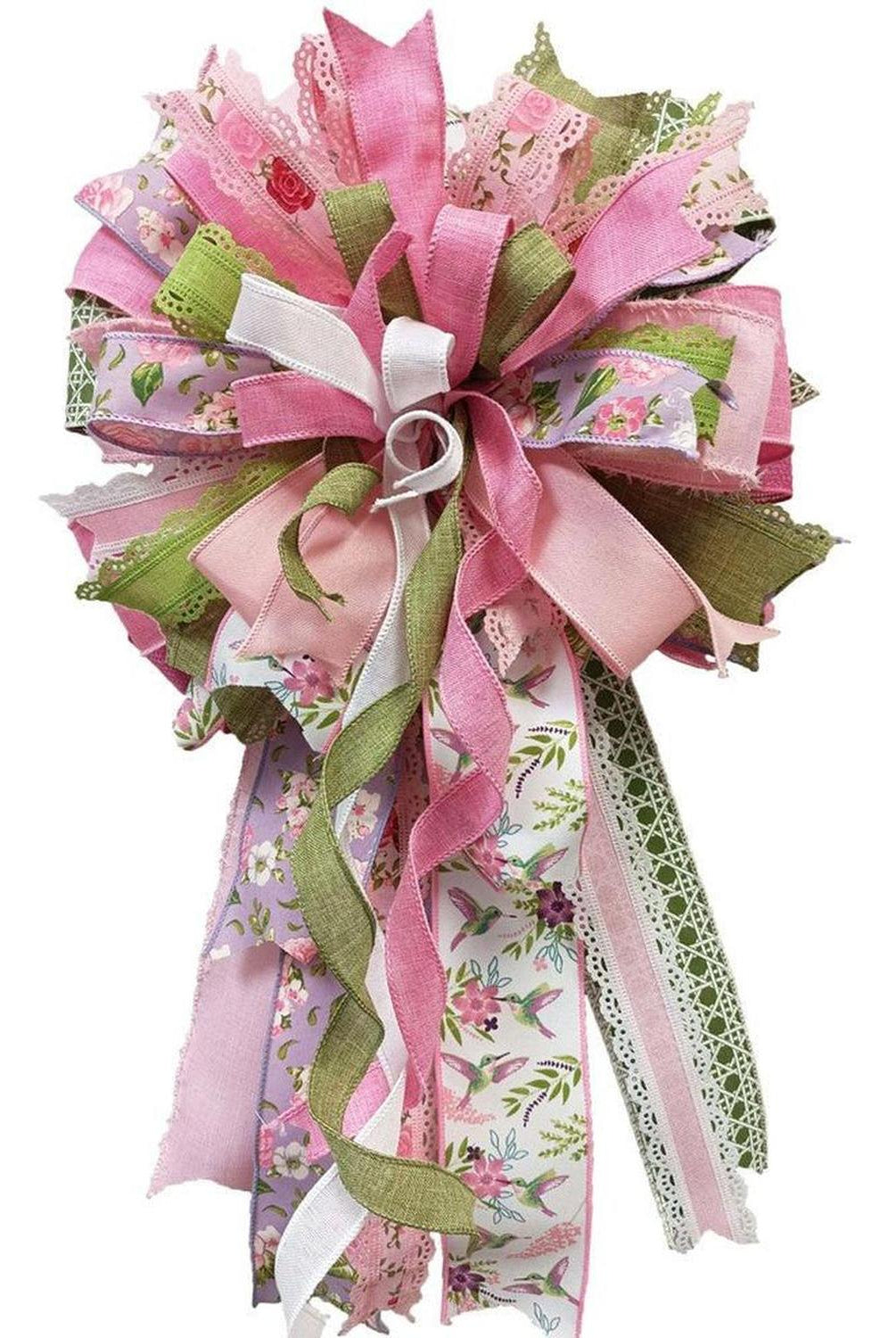 Shop For 2.5" Hummingbirds Ribbon: Ivory (10 Yards) at Michelle's aDOORable Creations