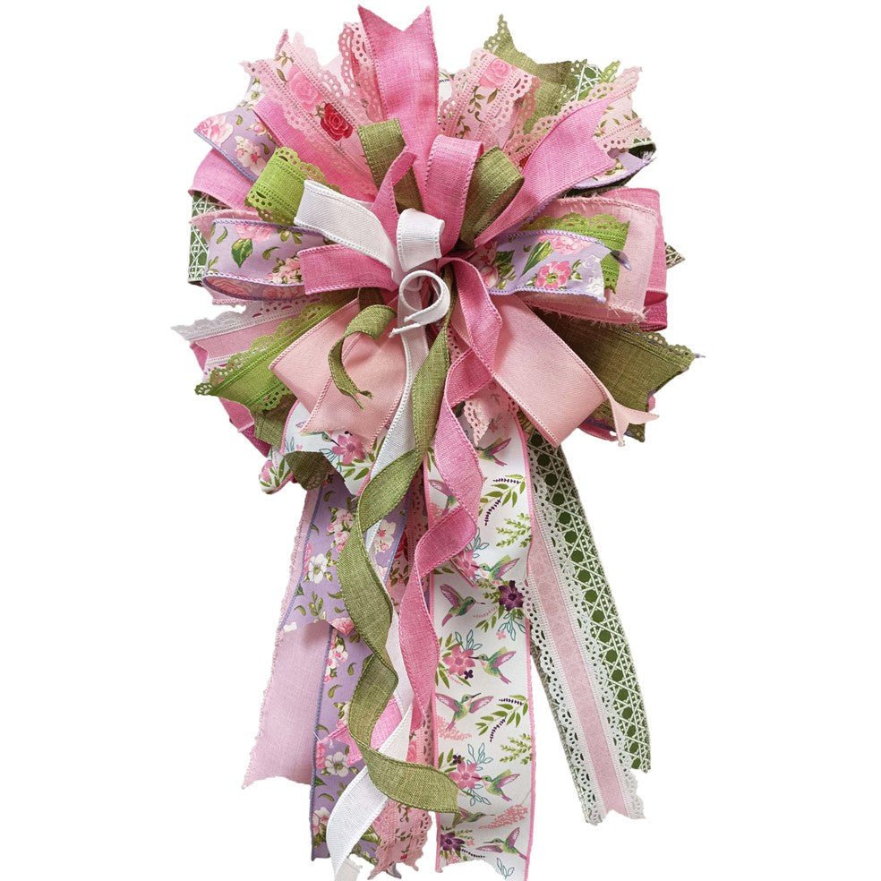 Shop For 2.5" Hummingbirds Ribbon: Ivory (10 Yards) at Michelle's aDOORable Creations