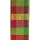 Shop For 2.5" Jewel Tone Metallic Check Ribbon: Multi (10 Yards) at Michelle's aDOORable Creations