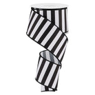Shop For 2.5" Medium Horizontal Stripe Ribbon: Black (10 Yard) at Michelle's aDOORable Creations