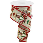 Shop For 2.5" Nutcrackers Ribbon: Light Natural (10 Yards) at Michelle's aDOORable Creations