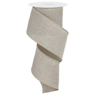Shop For 2.5" Royal Burlap Ribbon: Buff (10 Yard) at Michelle's aDOORable Creations
