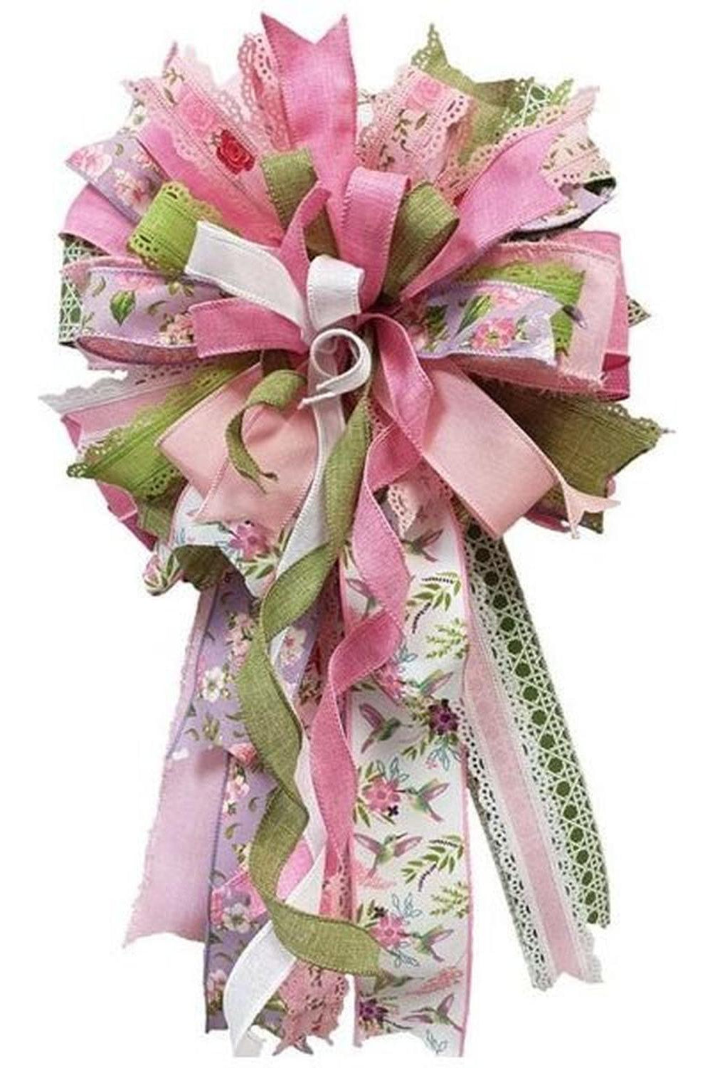 2.5" Royal Faux Burlap Ribbon: Hot Pink (10 Yards)