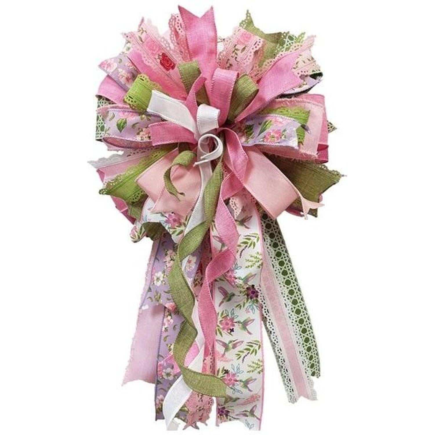 Shop For 2.5" Royal Faux Burlap Ribbon: Hot Pink (10 Yards) at Michelle's aDOORable Creations