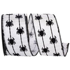 Shop For 2.5" Spider Crawlers Ribbon: White (10 Yards) at Michelle's aDOORable Creations