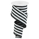 Shop For 2.5" Vertical Stripe Ribbon: Black (10 Yard) at Michelle's aDOORable Creations