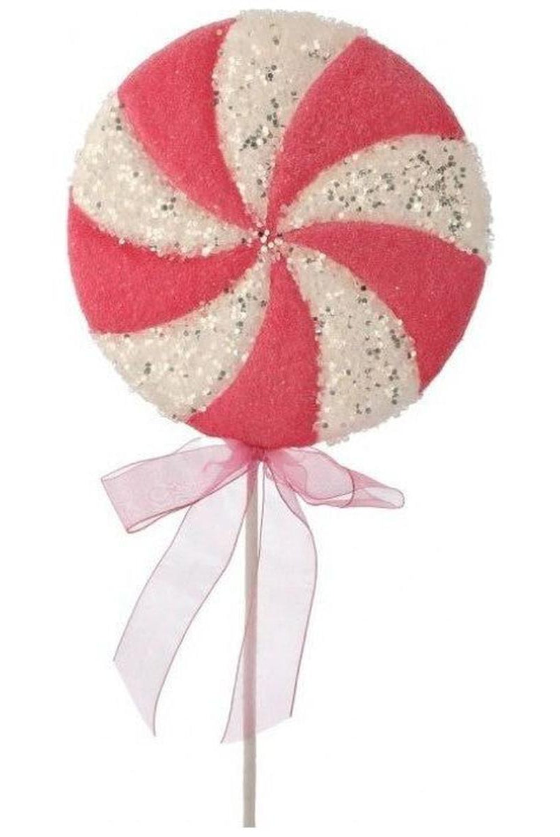 Shop For 26" Iced Sweets Peppermint Lollipop Stick: Pink at Michelle's aDOORable Creations
