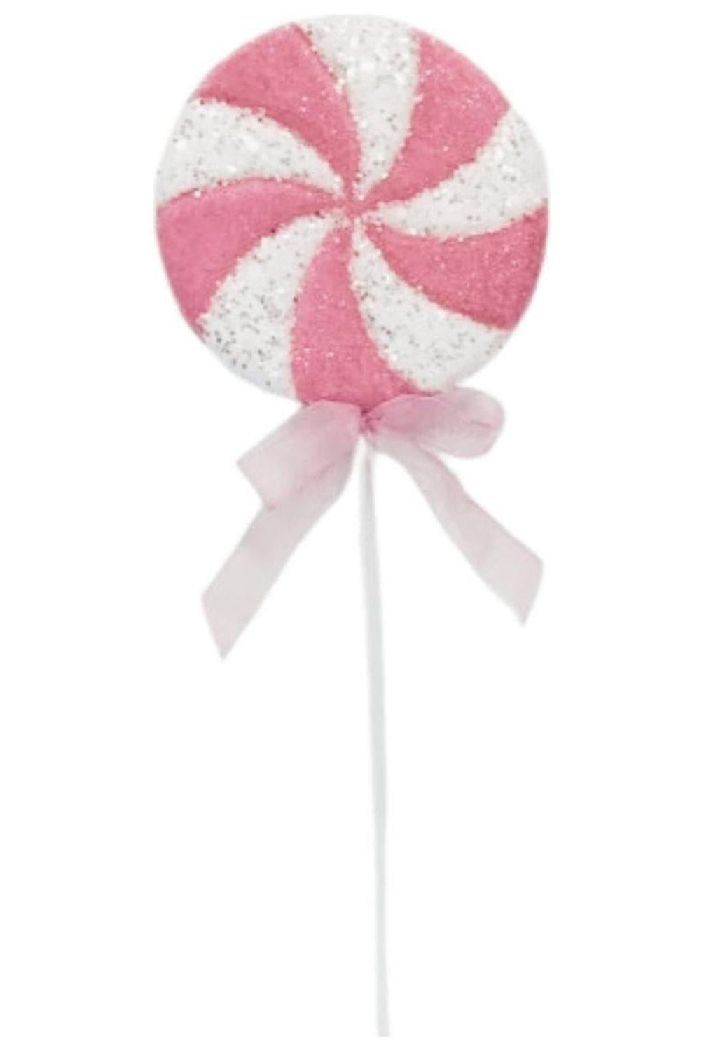26" Iced Sweets Peppermint Lollipop Stick: Pink