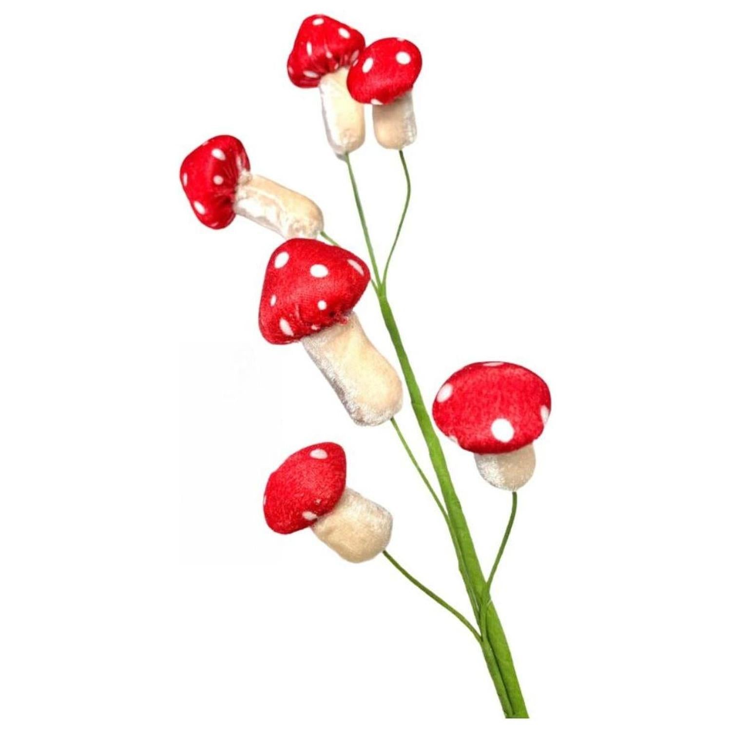 Shop For 26" Polka Dot Mushroom Spray: Red at Michelle's aDOORable Creations