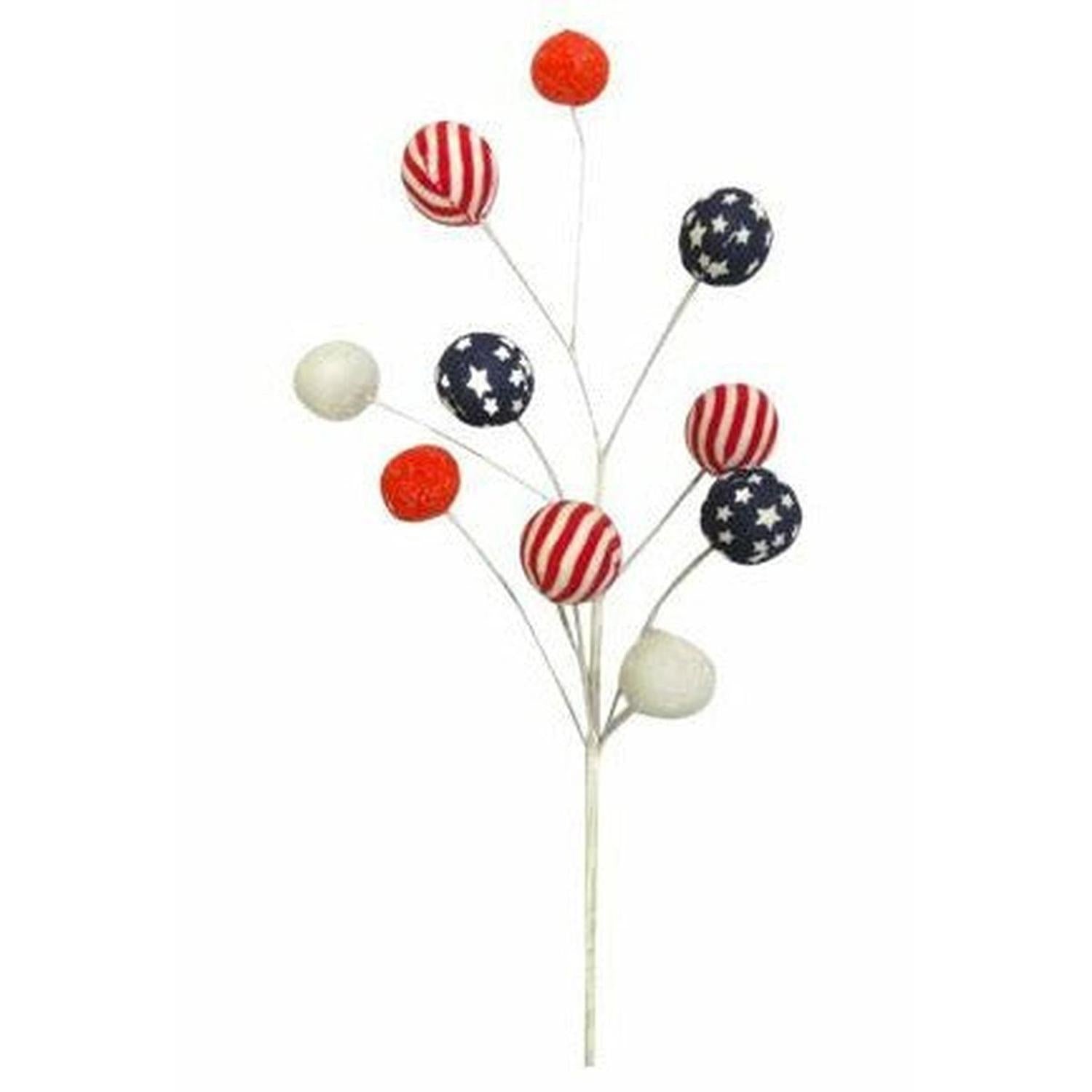 Shop For 26" Stars & Stripe Ball Spray: RWB at Michelle's aDOORable Creations