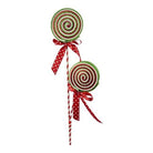 Shop For 27" Glitter Lollipop Spray: Red & Green at Michelle's aDOORable Creations