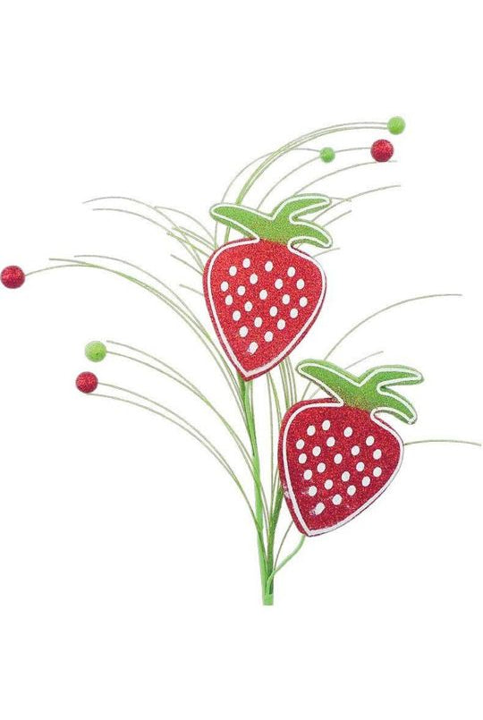 27" Whimsical Foam Strawberry Spray - Michelle's aDOORable Creations - Sprays and Picks