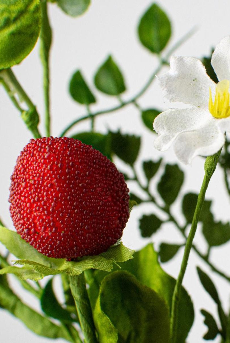 Shop For 28" Strawberry & Fern Spray at Michelle's aDOORable Creations