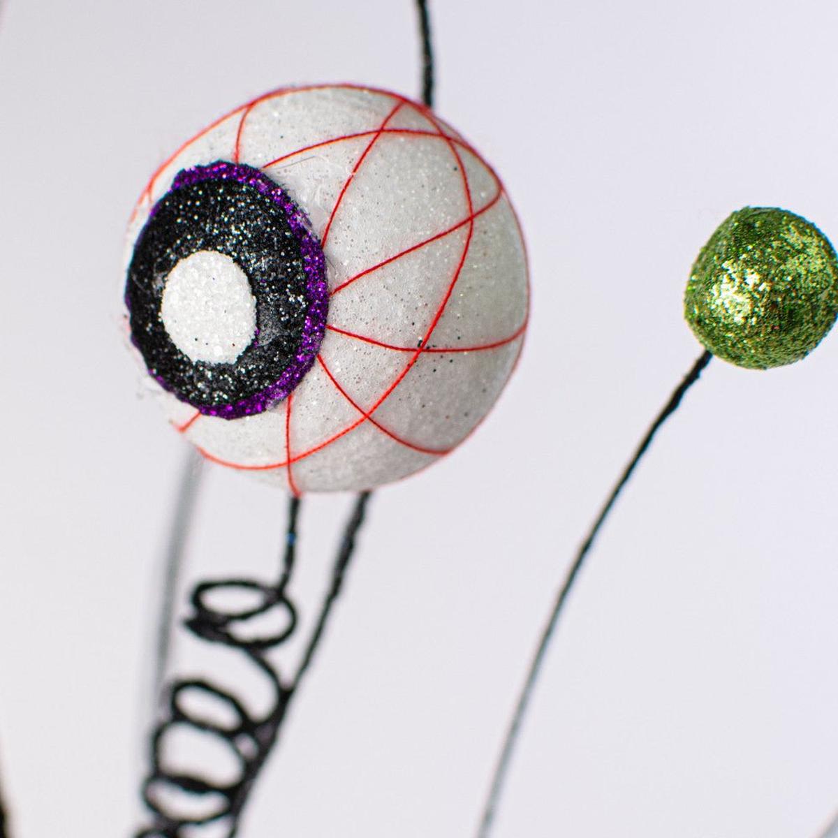 Shop For 29" Glitter Eyeball Spray at Michelle's aDOORable Creations