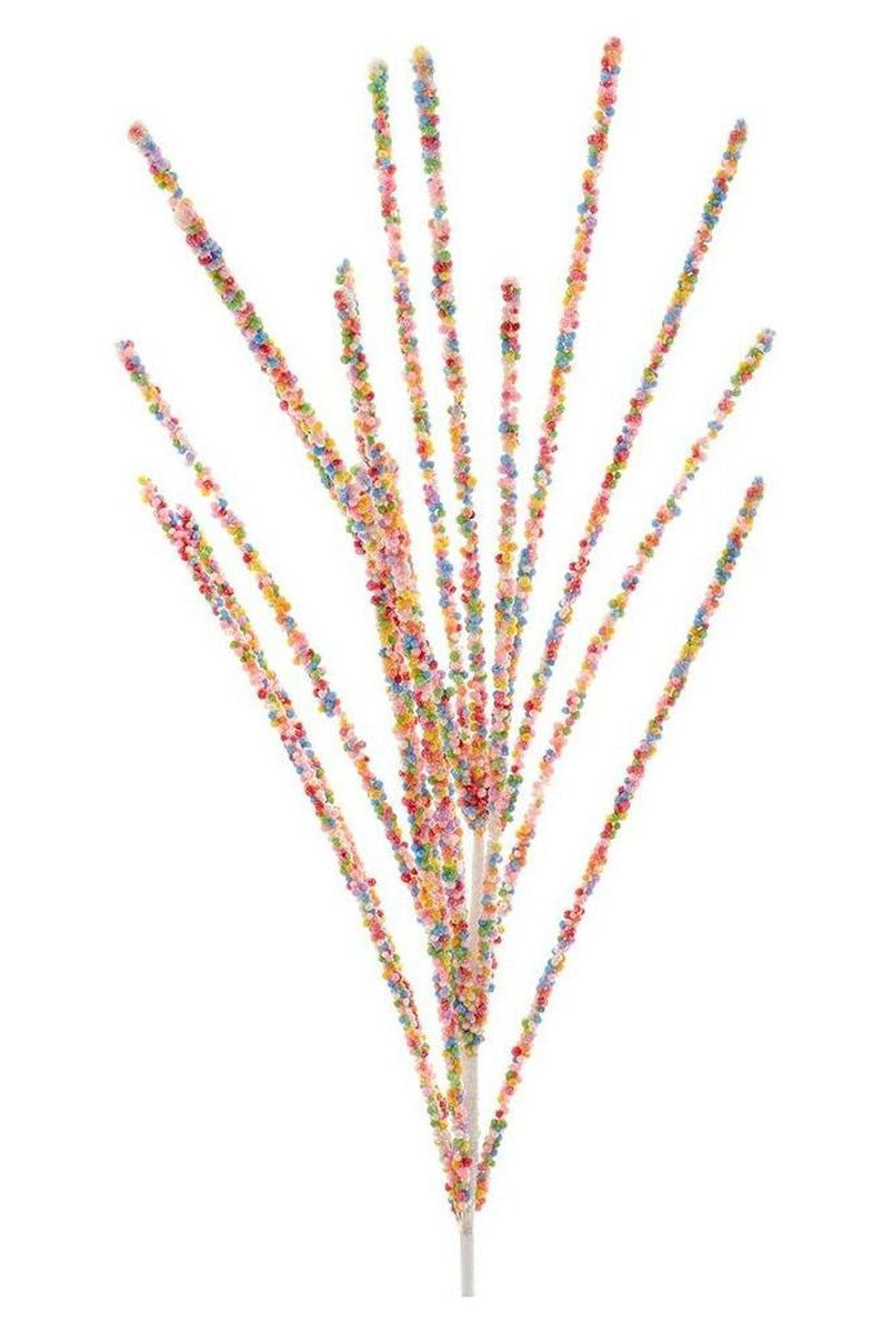 Shop For 29" Multicolor Miniature Bead Spray at Michelle's aDOORable Creations