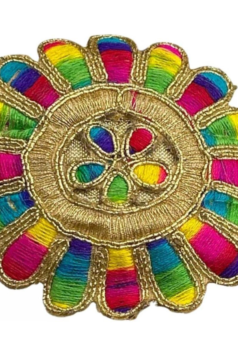 3" Disco Daisies Ribbon: Multi (10 Yards)