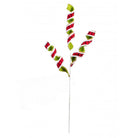 Shop For 30" Fabric Curly Spray: Red & Green at Michelle's aDOORable Creations