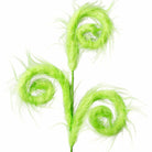Shop For 30" Furry Spiral Curly Spray: Green at Michelle's aDOORable Creations